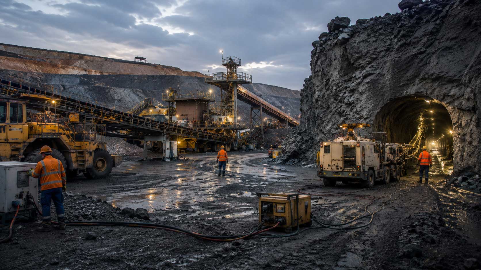 Type 63 Mining Cable application