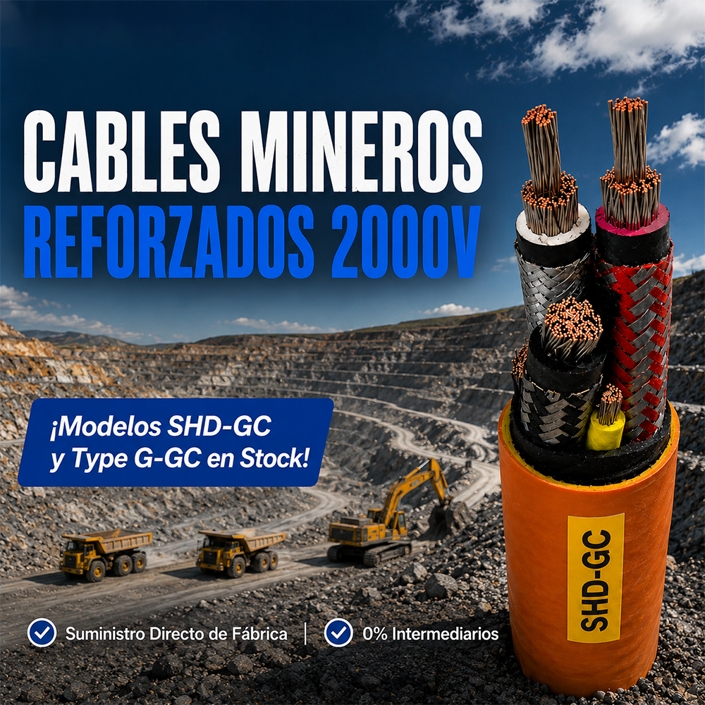 SHD-GC 2kV Mining Cable structural cross section