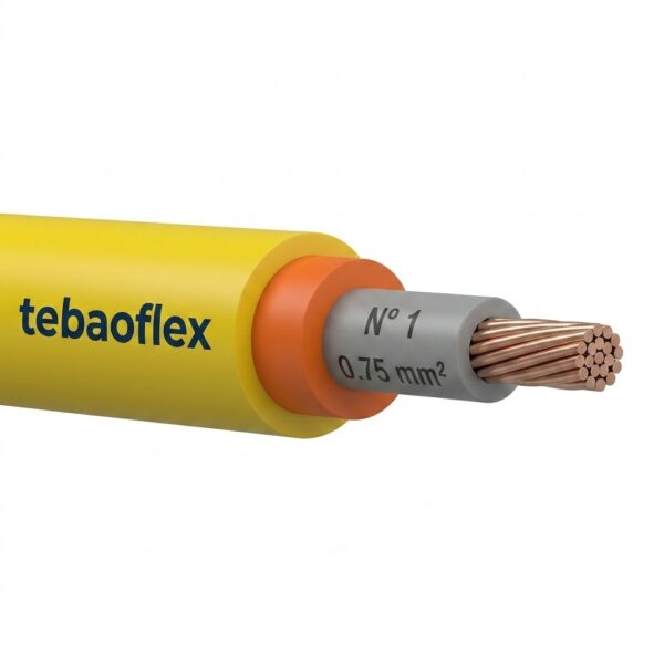 28 VDC Ground Power Cable Yellow PUR 28 VDC ground power cable for aircraft GPU connection