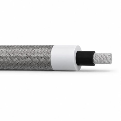 2GTL halogen free silicone rubber motor lead cable with glass fibre braid