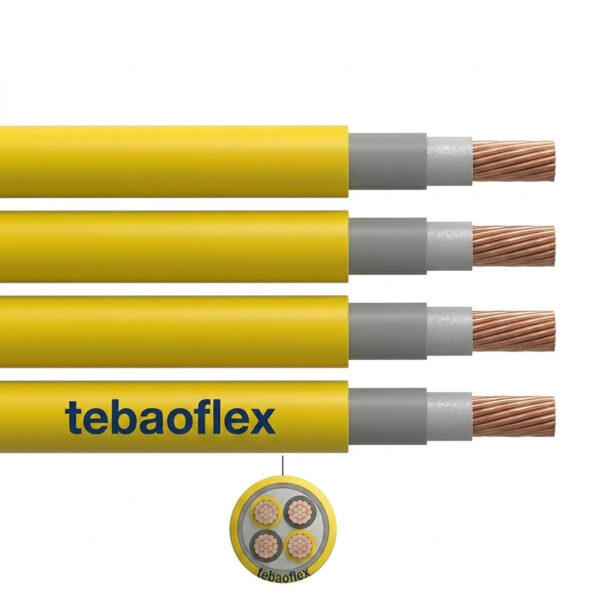 4 core 400Hz aviation ground power cable with integrated control cores 4 core 400Hz aviation ground power cable with integrated control cores