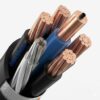 Yellow 7-core 400Hz ground power cable with PUR sheath for aviation drum retrievers Yellow 7-core 400Hz ground power cable with PUR sheath for aviation drum retrievers