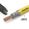 4 28 VDC Ground Power Cable for Aircraft GPU and Airport Ground Support