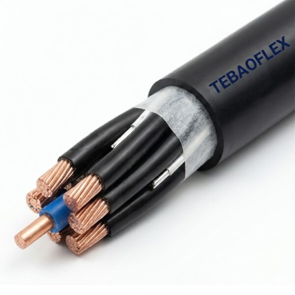 400Hz Feeder Cable-3 Black LSOH 400Hz feeder cable for static aviation infrastructure