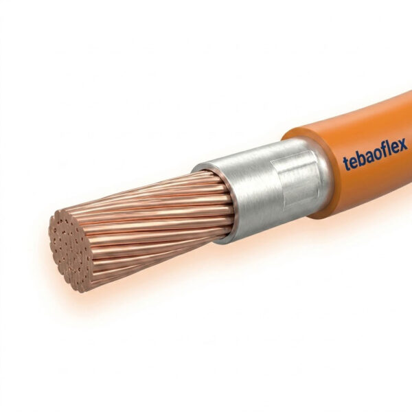 400hz-ground-power-cable BETAjet 400 FRNC-quadroflex 400Hz Ground Power Cable with orange PUR sheath