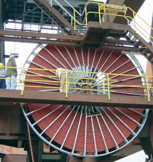 Medium voltage crane reeling cable with 24FO fibre optic element Applications