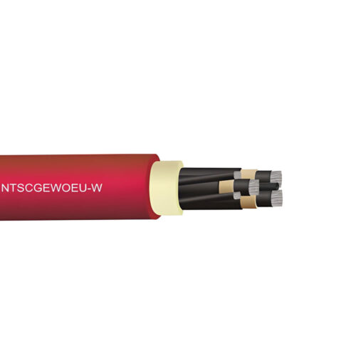 NTSCGEWOEU-W Red NTSCGEWOEU-W cable cross section for open-pit mining and water immersion