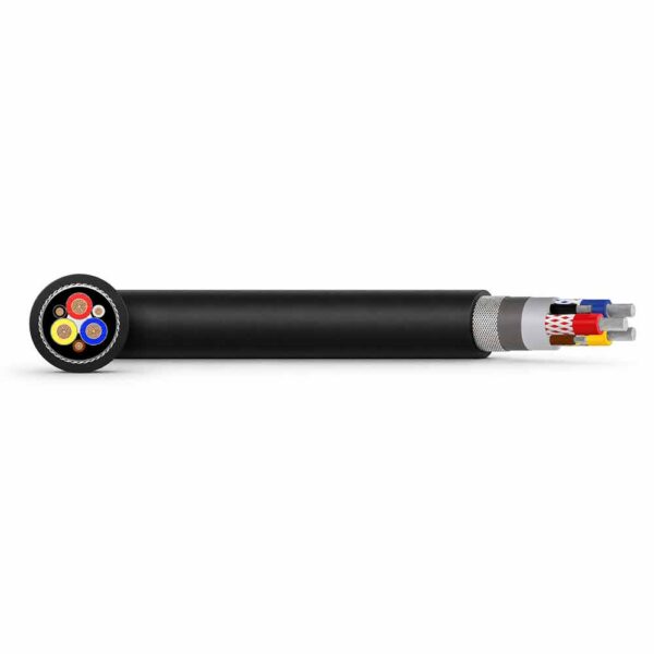 Type 61A Cable 640/1100V with 95mm2 power cores and TPU outer sheath