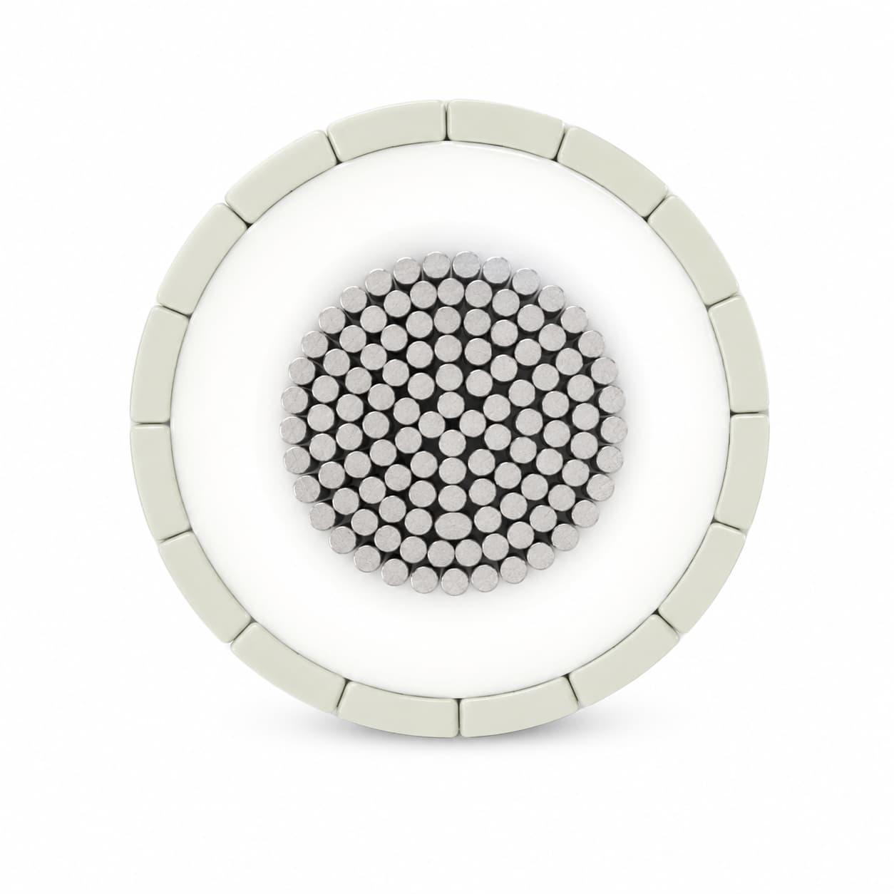 BS G210 cable cross section showing PFA insulation mica tape and glass fibre braid