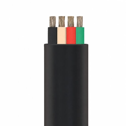 four-conductor-flat-type-w-cable-600-2000v Four conductor flat Type W mining cable 600/2000V