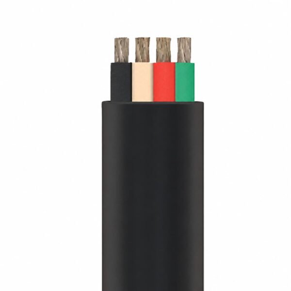 four-conductor-flat-type-w-cable-600-2000v Four conductor flat Type W mining cable 600/2000V