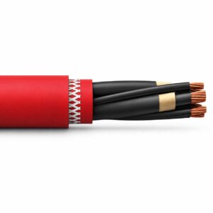 R-(N)TSCGEWÖU medium voltage reeling cable with red rubber sheath for mining equipment