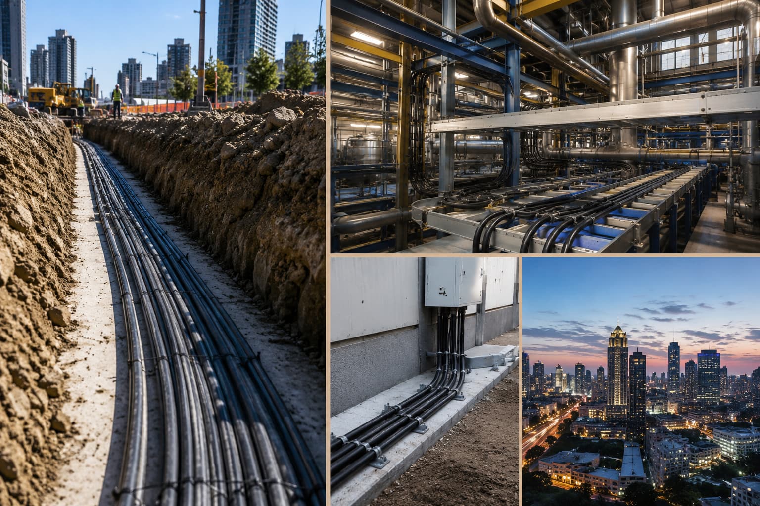 IEC 60502-1 RV-K cable for industrial power distribution and building installations