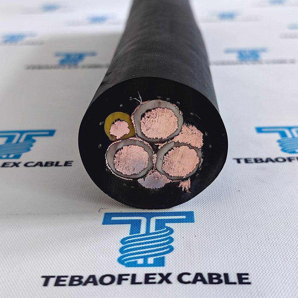 SHD-GC shielded round portable mining power cable, 2 kV to 25 kV