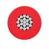 SIA and SIAF silicone cable cross section for heat resistant fixed wiring