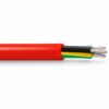 SiHF-J Silicone 180 multi core cable with tinned copper conductors and red silicone sheath