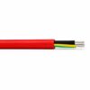 SiHF-J Silicone 180 multi core cable with tinned copper conductors and red silicone sheath
