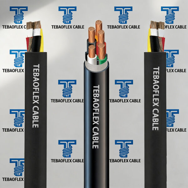 type-g-gc-cable (4) Type G-GC cable cross section with power conductors, grounds and yellow ground check