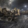 4 conductor mining cable application Type W four-conductor mining cable used with underground tunneling equipment