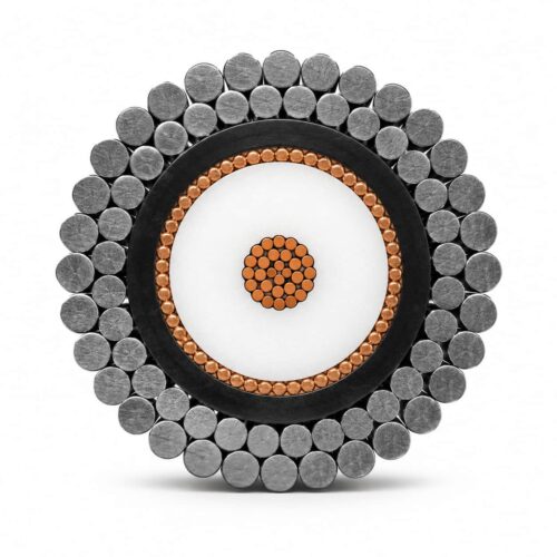 50 Ohm High-Voltage Coaxial Armoured Tow Cable