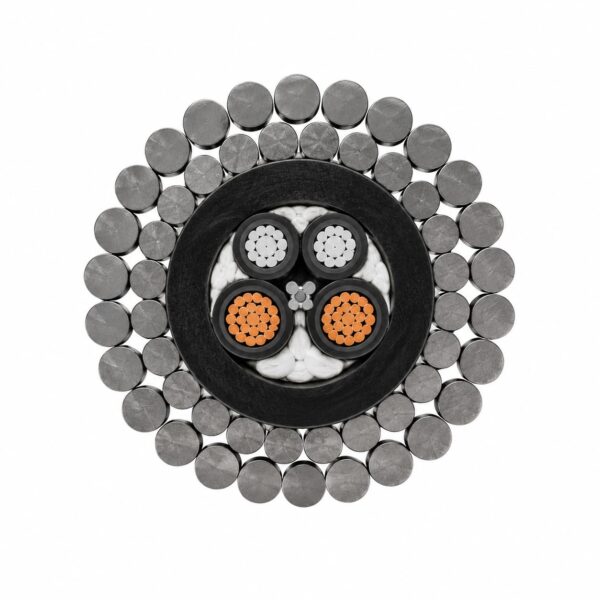 Compact Hybrid Fiber Optic Power Cable (2) Compact Hybrid Fiber Optic Power Cable – cable construction view