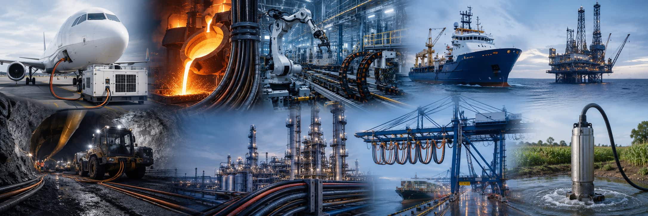 Industrial scene diagram