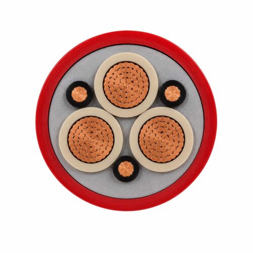 (N)TSCGEWOEU medium voltage crane reeling cable with optional fibre optics