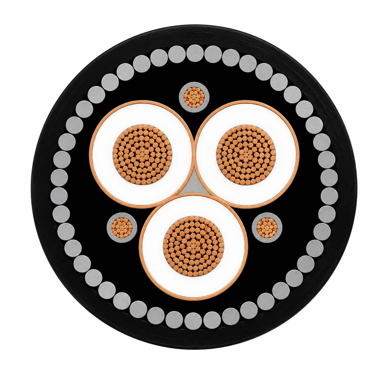 TYPE260 cable construction cutaway