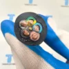 H07RN-F Five-Core Cable Cross Section H07RN-F 450/750 V heavy-duty flexible rubber cable cross section