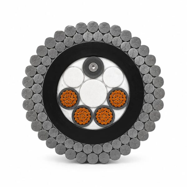 hybrid fiber optic cable (3) Deepwater High-Load Hybrid Fiber Optic Cable – cable profile