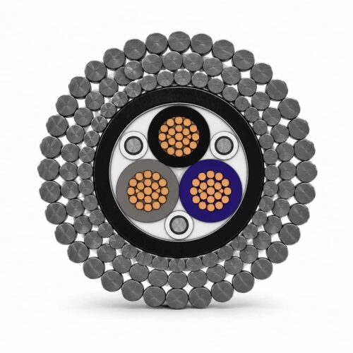 Deepwater High-Load Hybrid Fiber Optic Cable