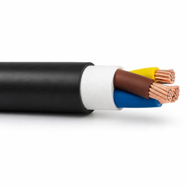 (N)SHÖU O/J rubber sheathed mining cable side view (N)SHÖU O/J rubber sheathed mining cable side view