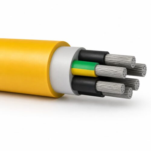 (N)SSHÖU cable yellow heavy duty rubber flexible cable