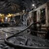 Type 240 Underground Coal Mine Cable 1.1kV to 11kV Type 240 underground coal mine cable connected to mining equipment in an underground coal mine