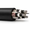 Type 240 Underground Coal Mine Cable 1.1kV to 11kV Type 240 underground coal mine cable with three screened phase cores and three pilot cores