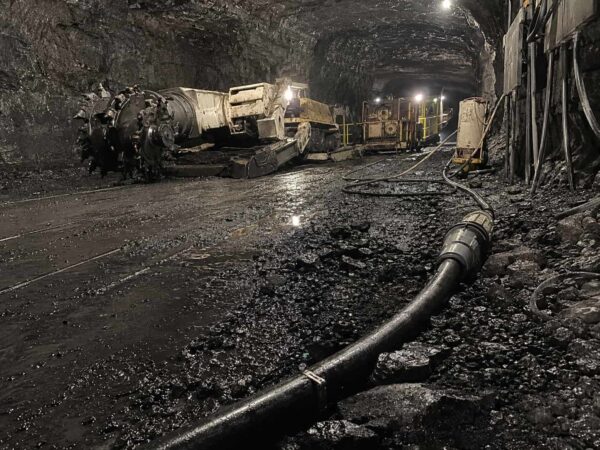 Type 241 Mining Cable Type 241 mining cable installed with underground coal mining machinery