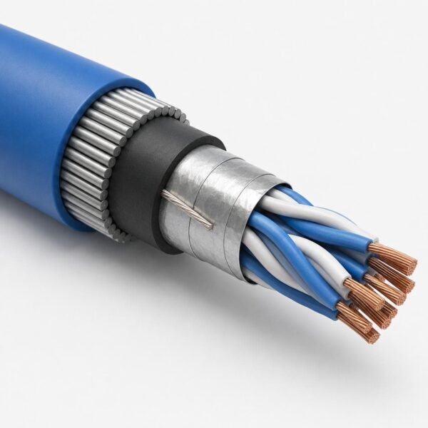 bs5308-pas5308-part-1-type-2-instrumentation-cable Kabel pomiarowy BS5308 PAS5308 Part 1 Type 2 z izolacją polietylenową i pancerzem z drutów stalowych