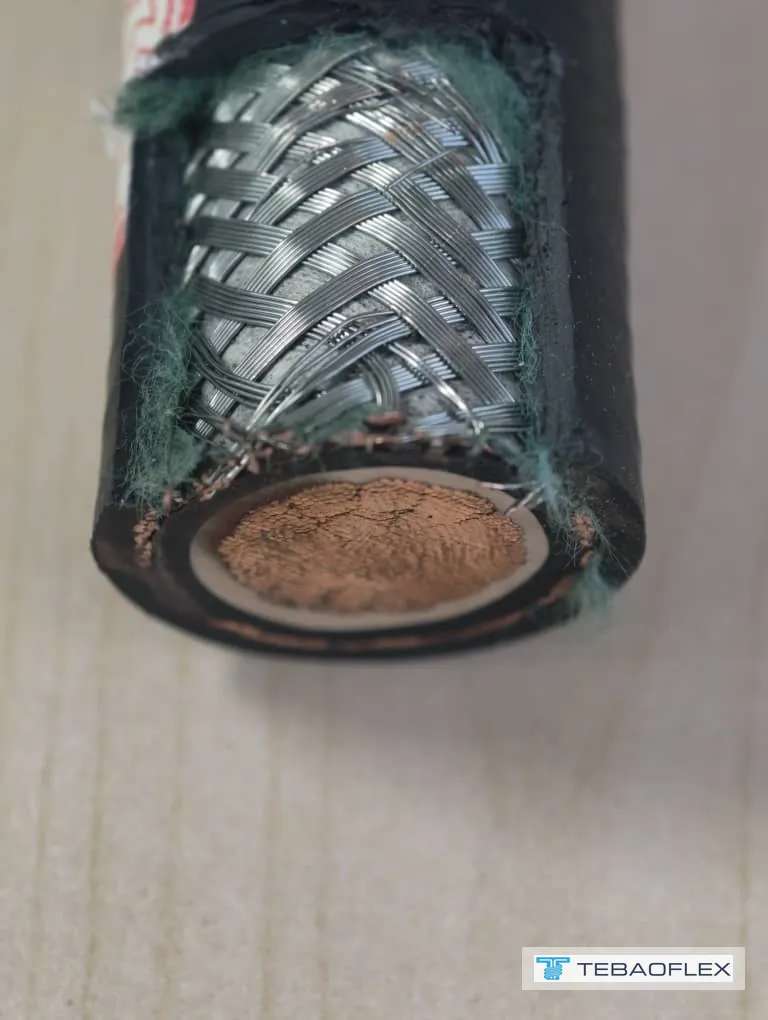 Braided tinned copper concentric conductor chosen for the Singapore data center cable