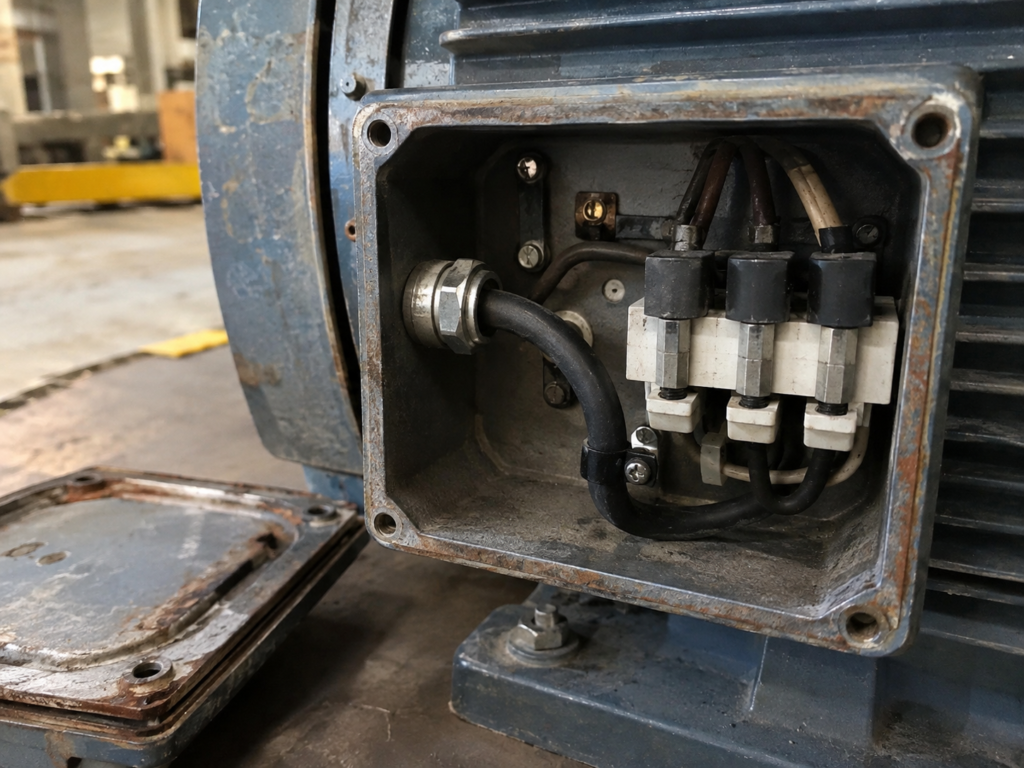 Illustrative UL 3580 insulated lead routed inside industrial equipment